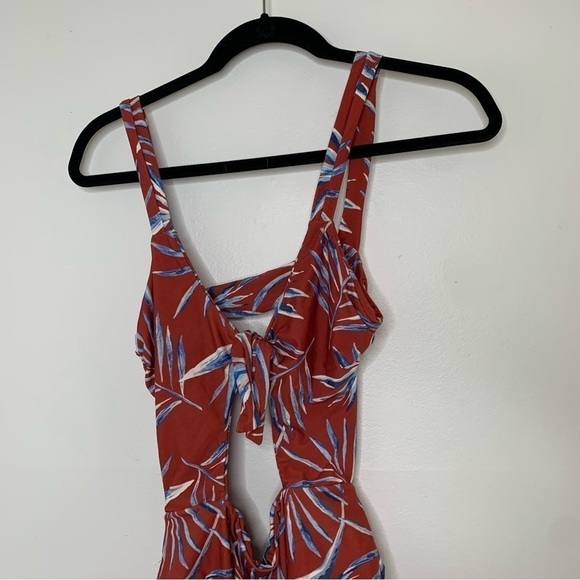 Amuse Society Touch me not floral cut out one piece - Picture 3 of 8